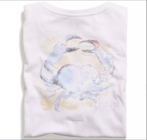 Camiseta Aquarela Blue Crab